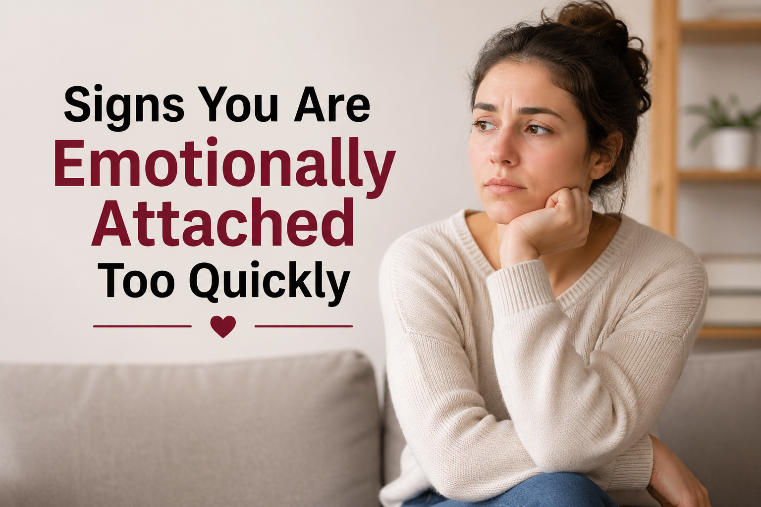 Signs You Are Emotionally Attached Too Quickly