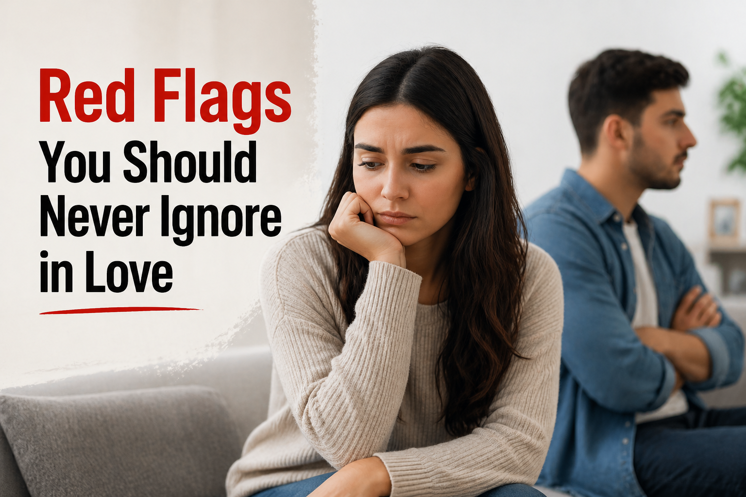Red Flags You Should Never Ignore in Love